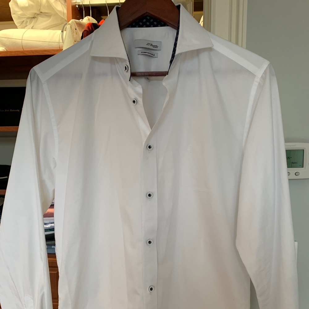 J.T DuPont Size 95cm Dress Shirt